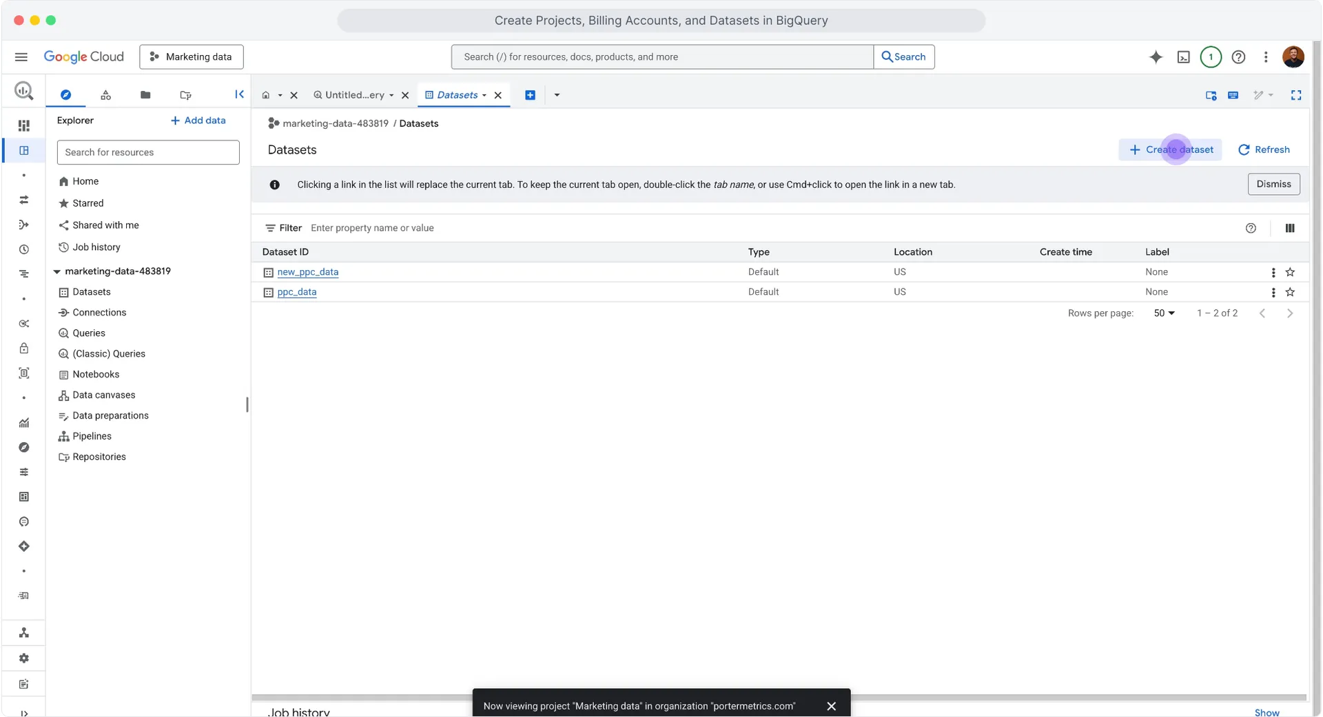 Step 24 - Meta Ads to Google BigQuery connection process