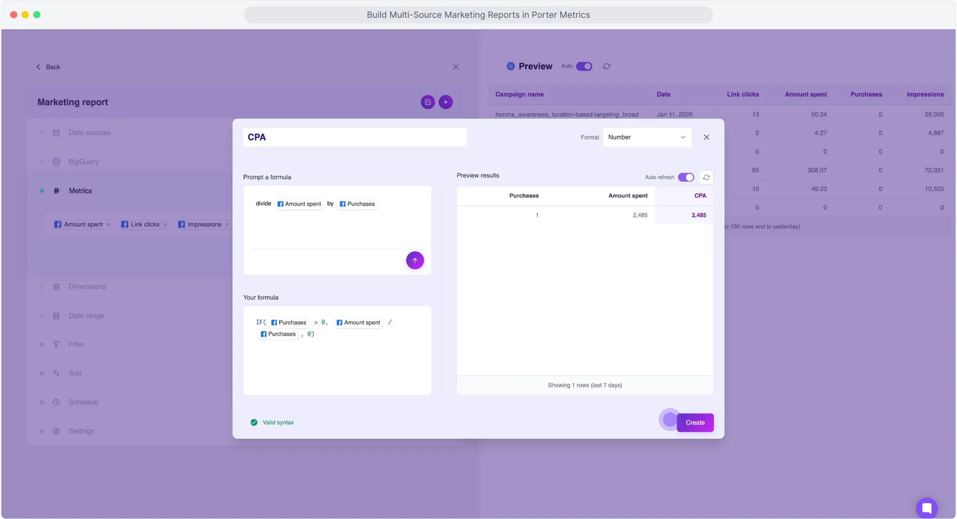 Create custom metrics interface showing how to set up custom metrics in the data integration platform