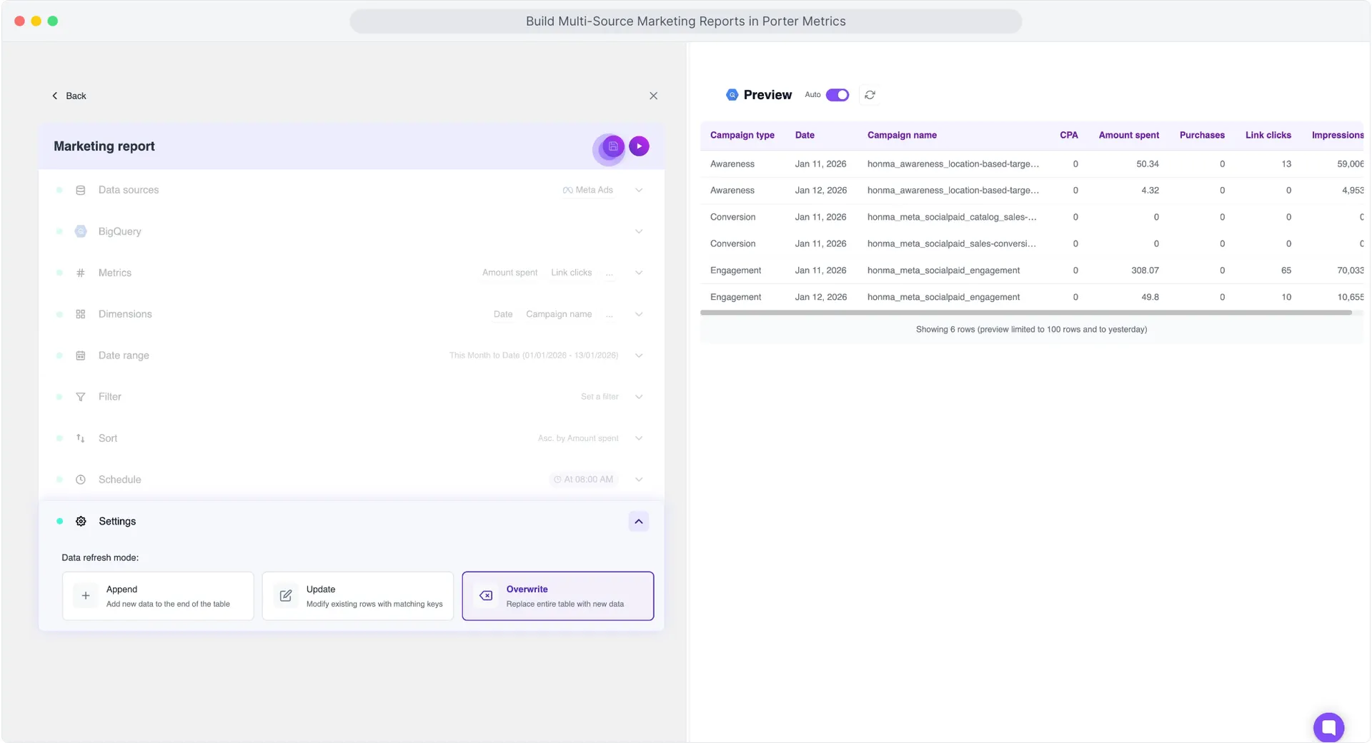 Step 83 - Marketing data integration process
